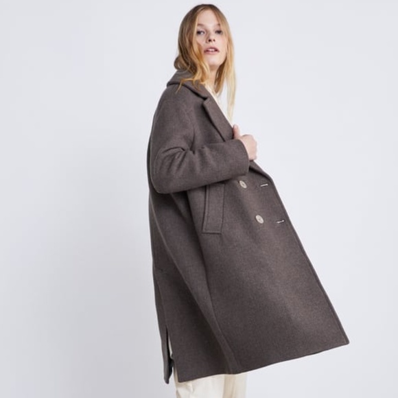 Zara Jackets & Blazers - Zara Double Breasted Monteco Wool Coat
